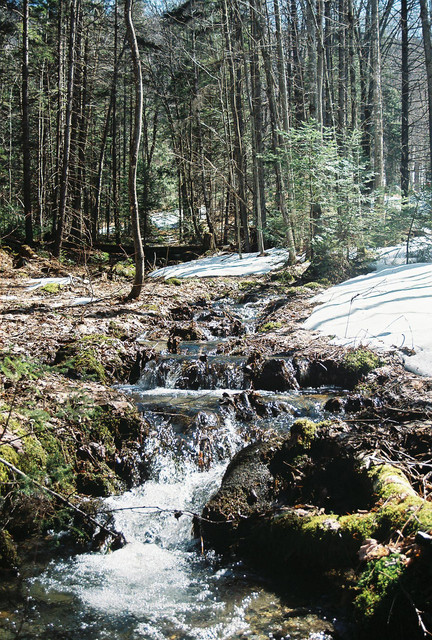 Stream coming down from Sugar House, Vermont