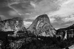 Mount Broderick, Liberty Cap, and Nevada Fall